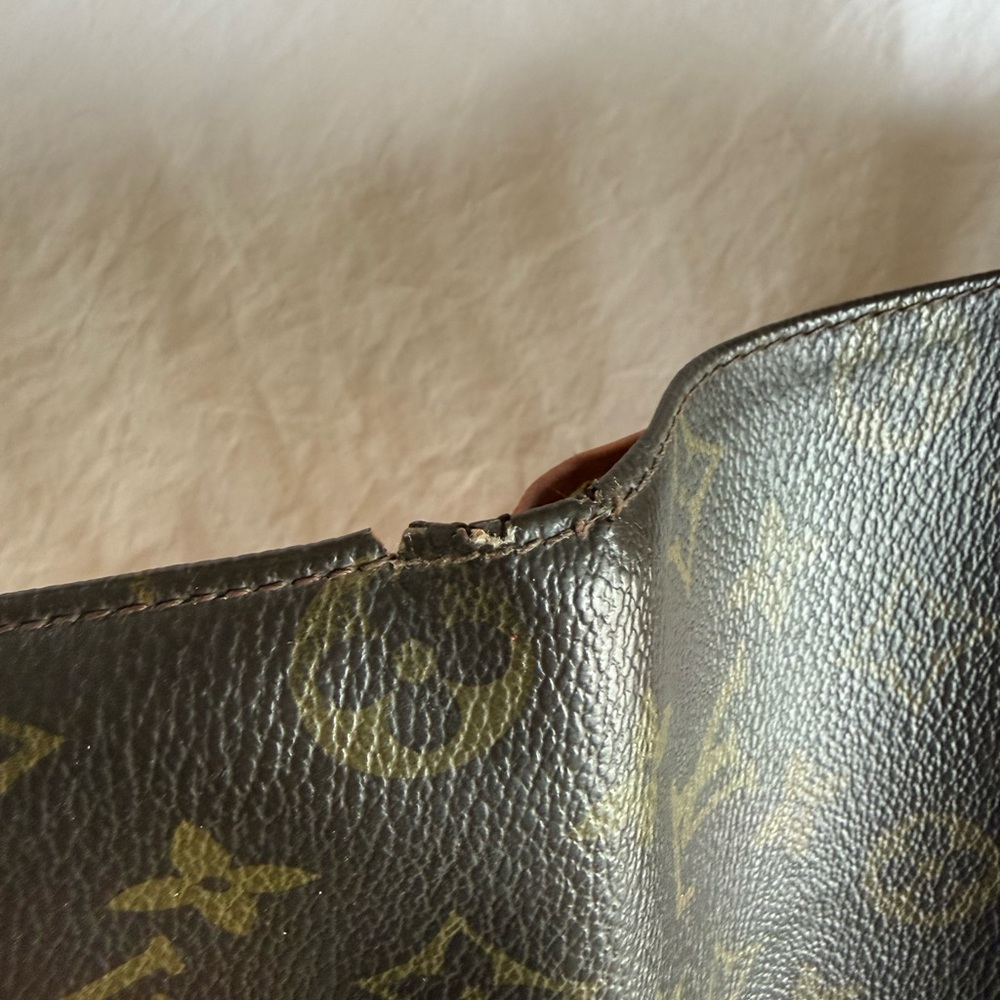 Louis Vuitton Brown and Black Bi-Fold Leather Wallet - Picture 7 of 8